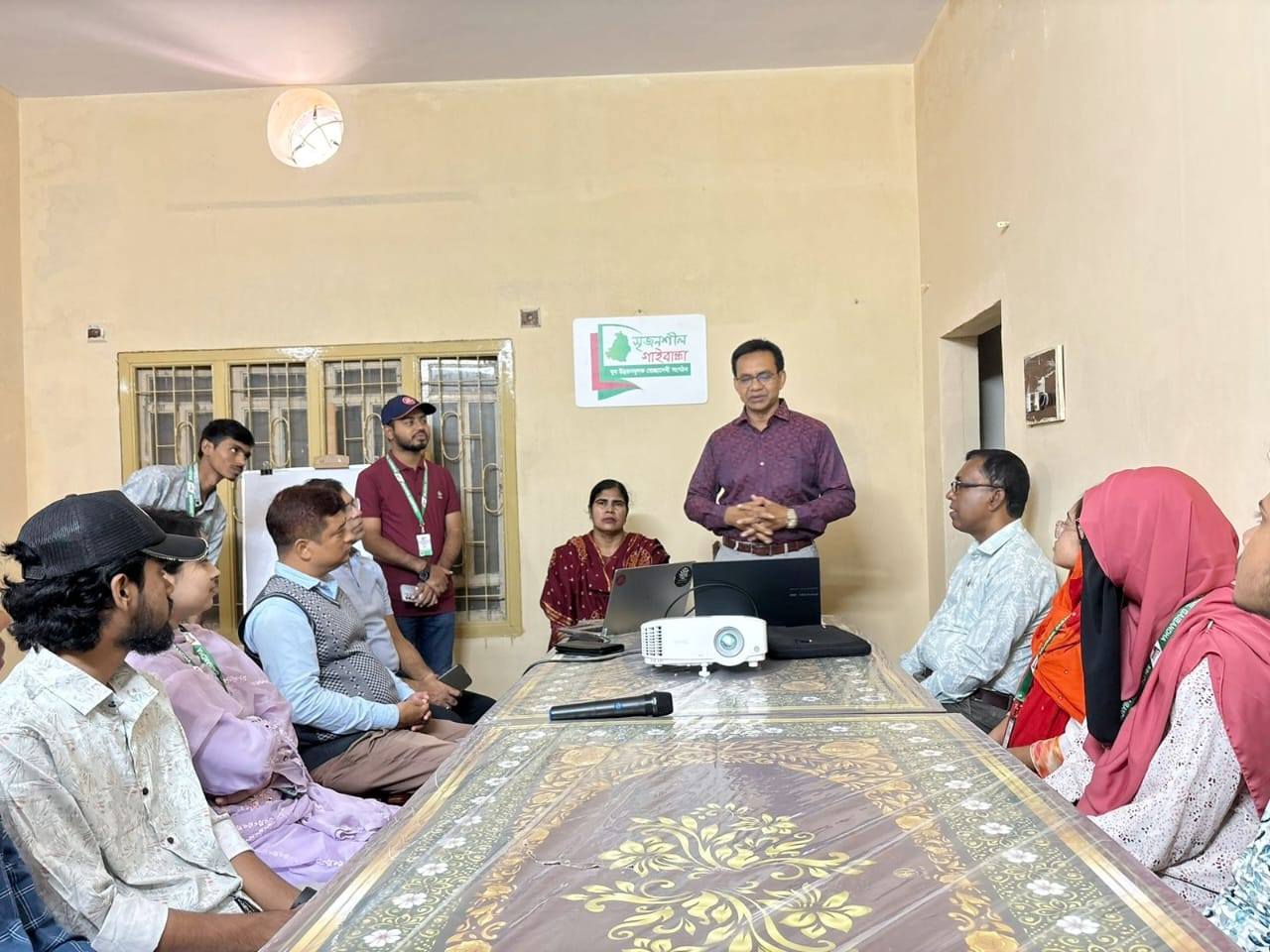 Office Visit and Distribution of Office Equipment at Srijonshil Gaibandha Completed