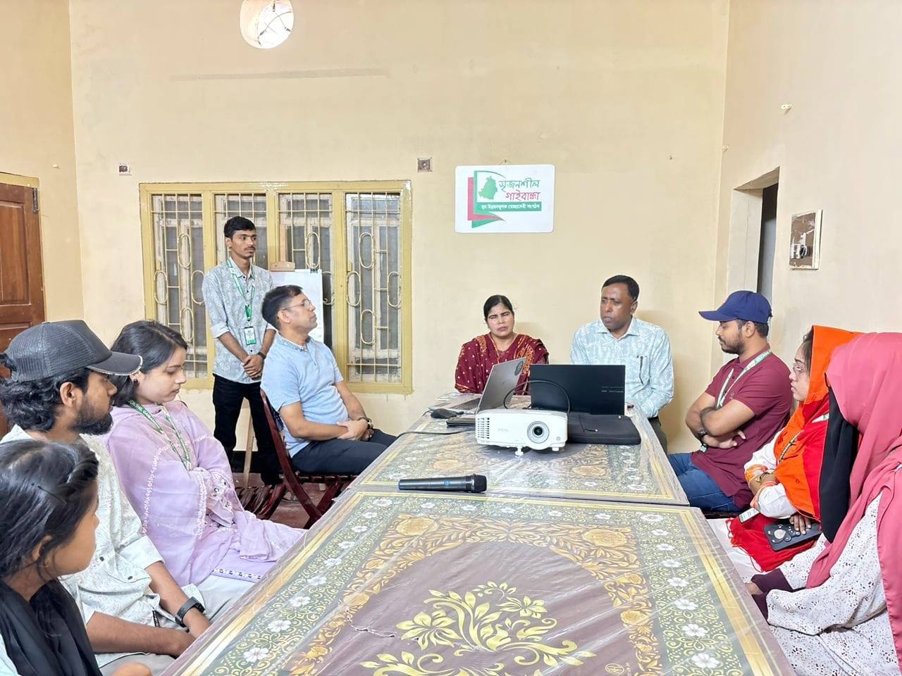 Office Visit and Distribution of Office Equipment at Srijonshil Gaibandha Completed