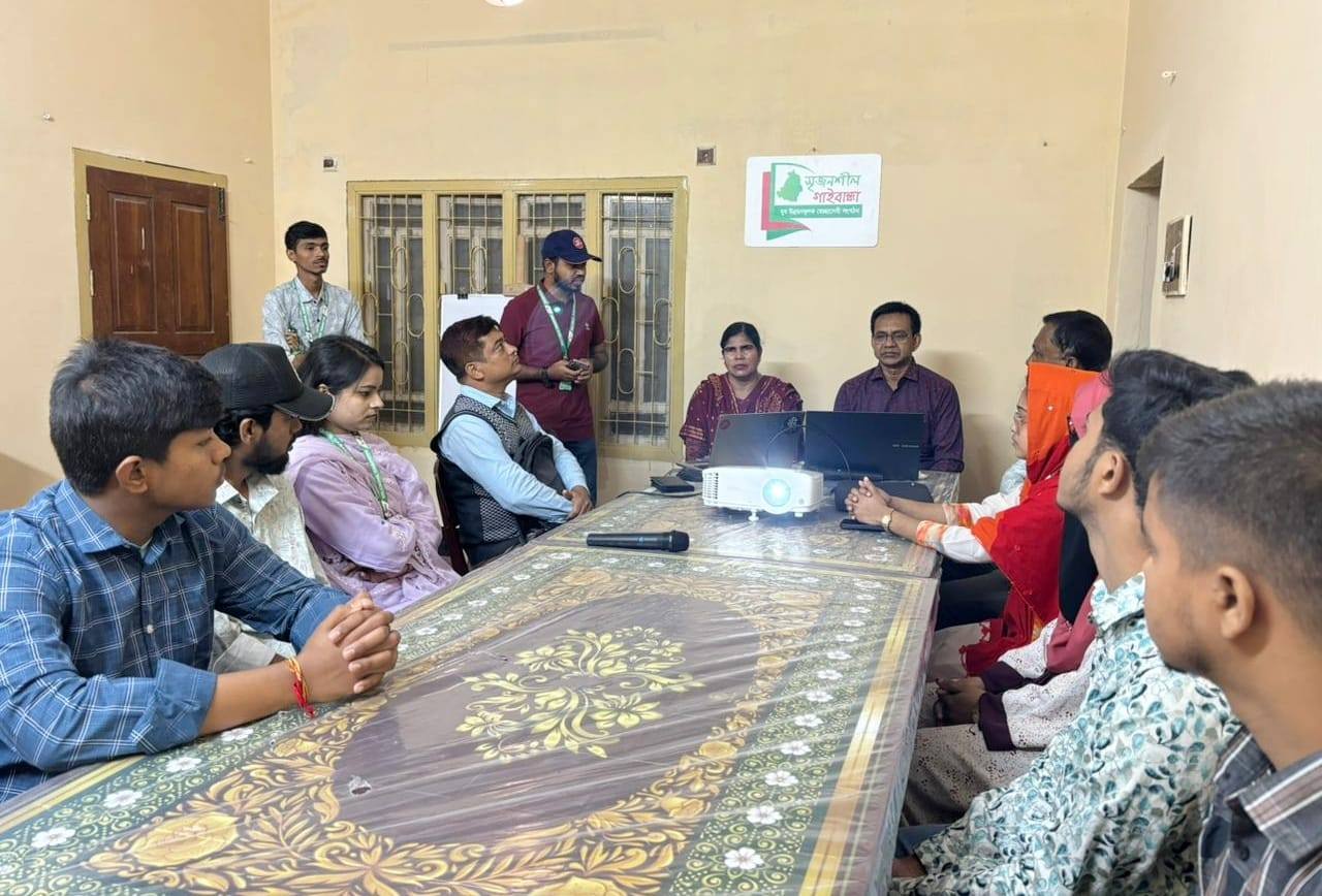 Office Visit and Distribution of Office Equipment at Srijonshil Gaibandha Completed