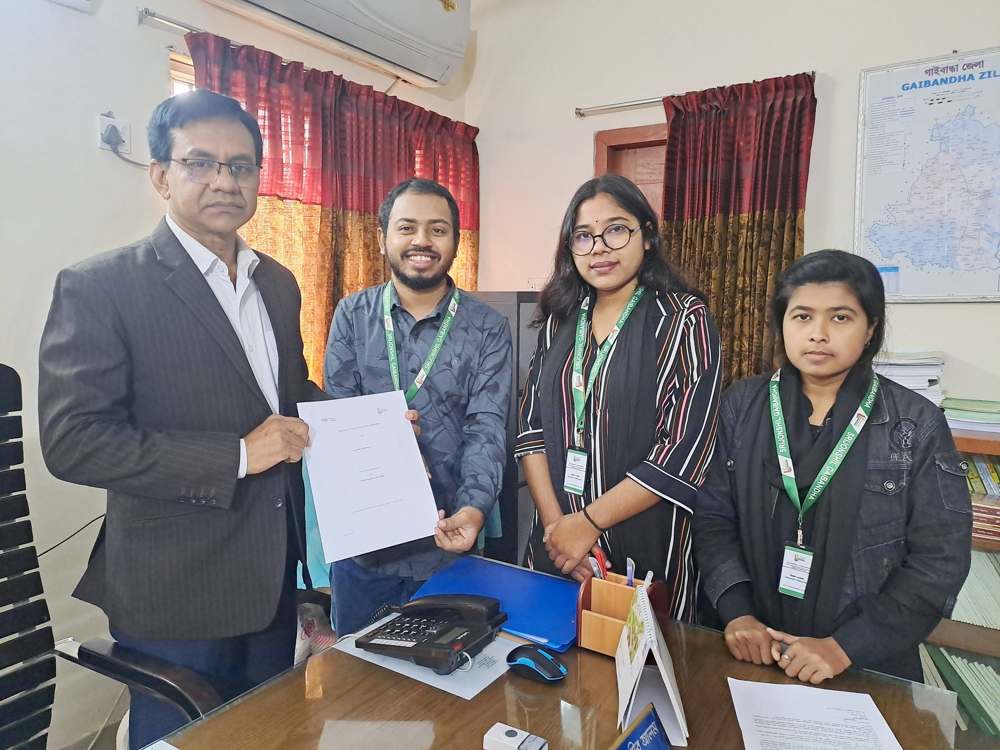 Official Notification on the Implementation of “Youth Climate Grant 2025” Project Held in Gaibandha