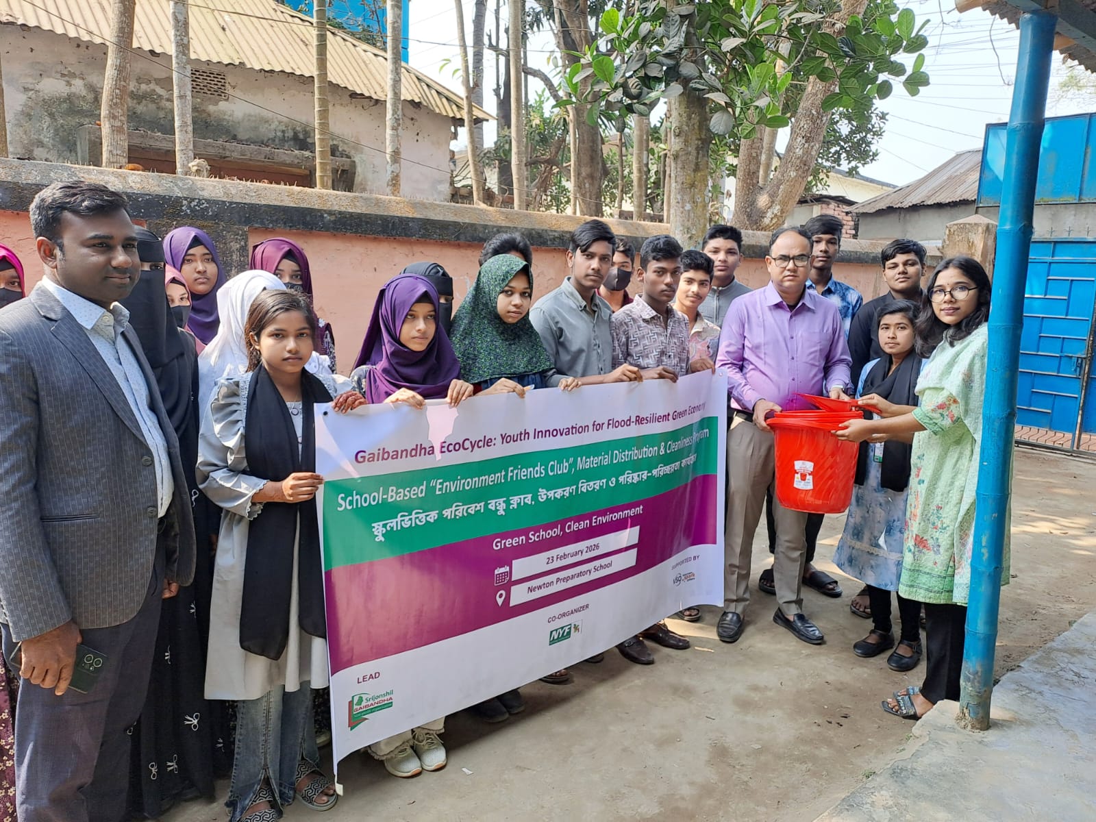 School-Based “Environment Friends Club” Program Held at Newton Preparatory School