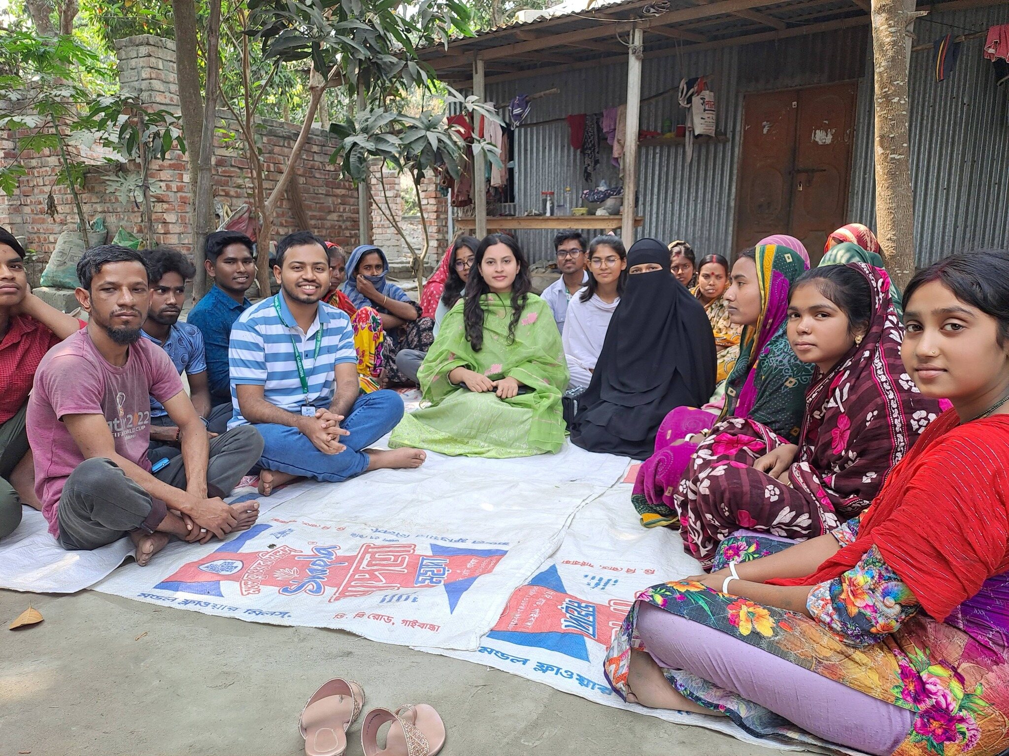 National Volunteer of VSO Bangladesh Visits Gaibandha EcoCycle Project