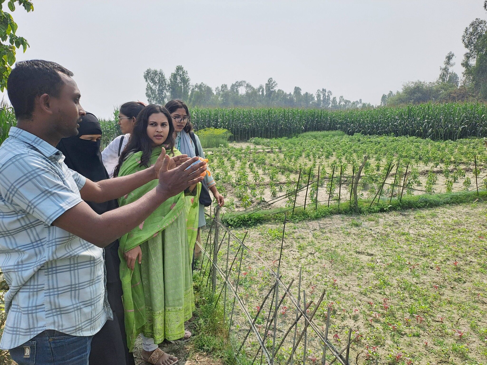 National Volunteer of VSO Bangladesh Visits Gaibandha EcoCycle Project
