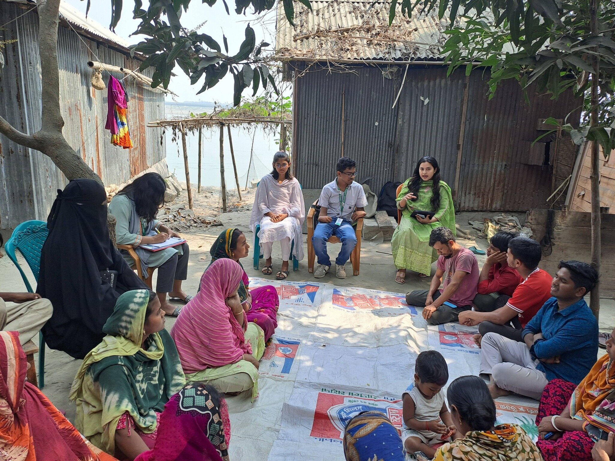National Volunteer of VSO Bangladesh Visits Gaibandha EcoCycle Project