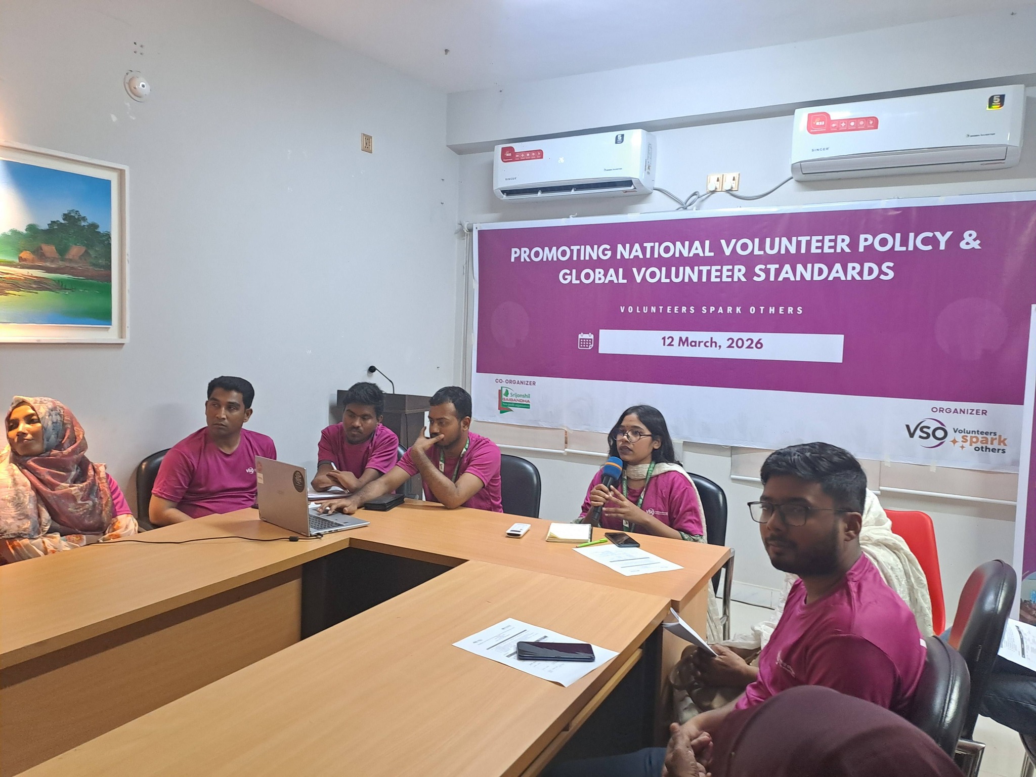 “Engaging Local CSGs for Volunteerism & Global Volunteer Standards (GVS)” Session Held in Gaibandha