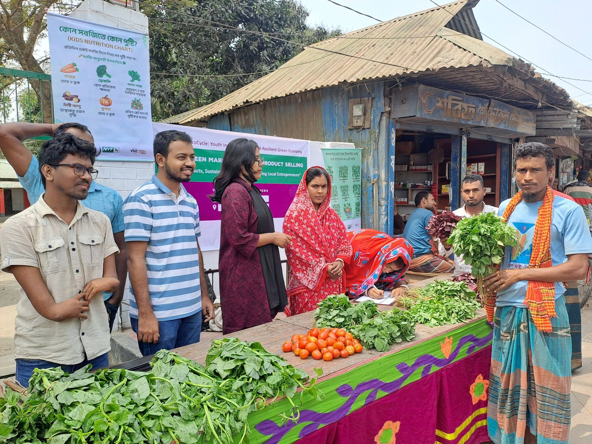 Green Products Market Organized by Youth in Gaibandha