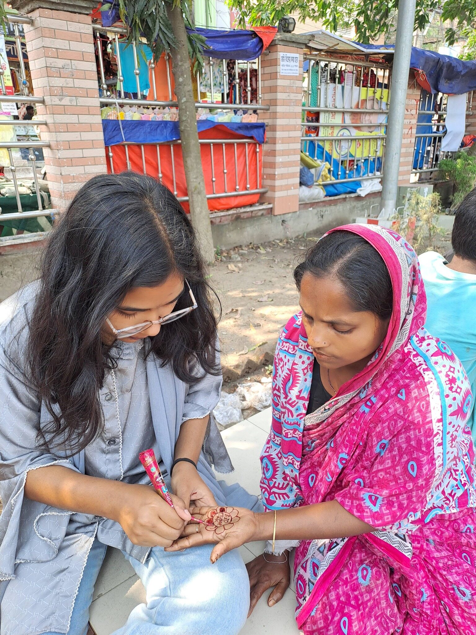 Mehendi Festival Held by Srijonshil Gaibandha