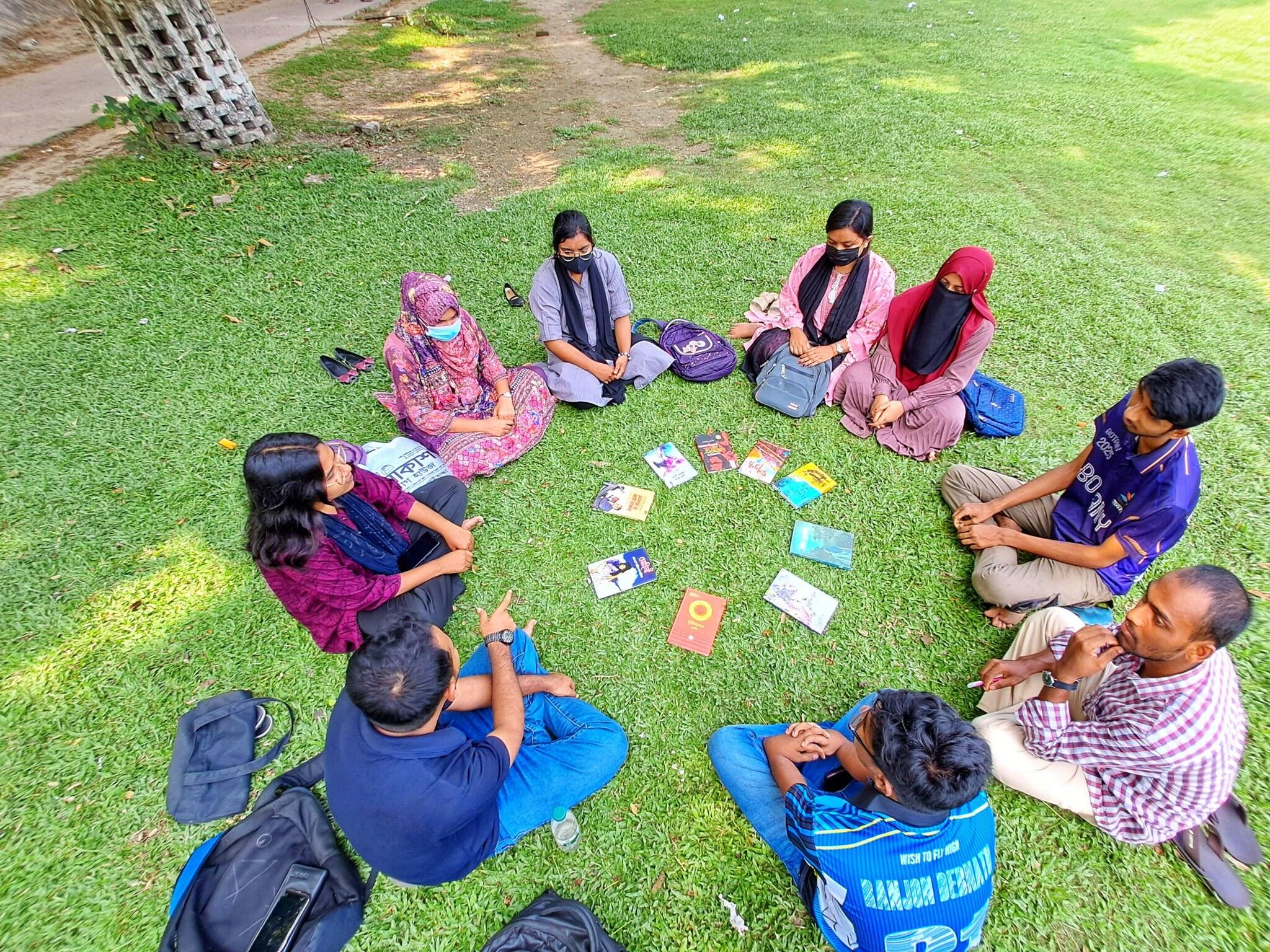 Launch of College-Based Reading Circle and Book Discussion on the 7th Anniversary of Srijonshil Gaibandha